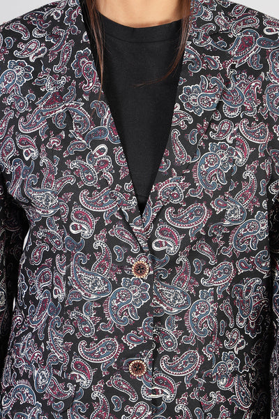 100% Cotton Black Blazer